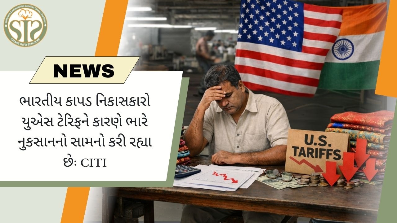યુએસ ટેરિફના કારણે ભારતીય કાપડ નિકાસકારોને નુકસાન થાય છે