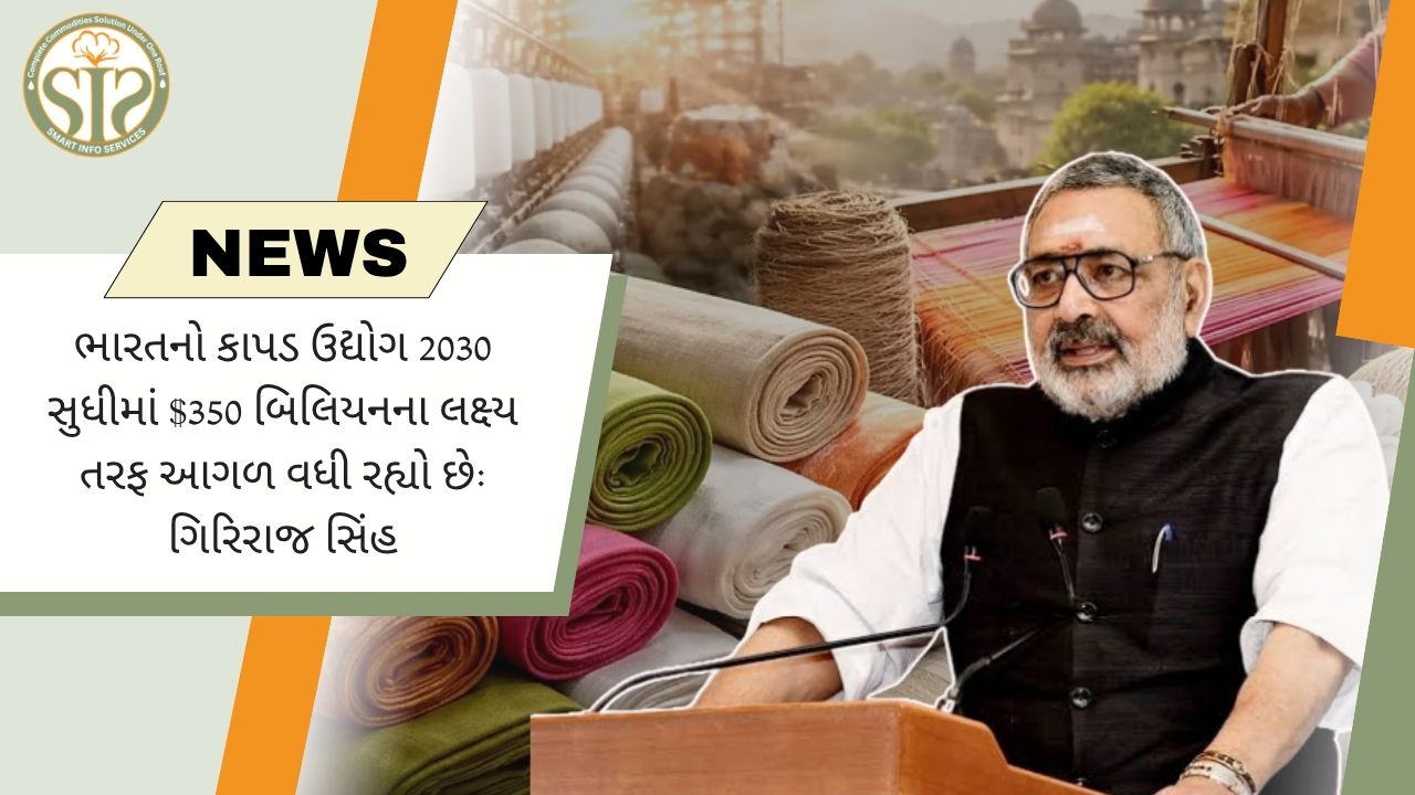 ભારતનું ટેક્સટાઇલ ઉદ્યોગ 2030 સુધી $350 બિલિયનના લક્ષ્ય તરફ