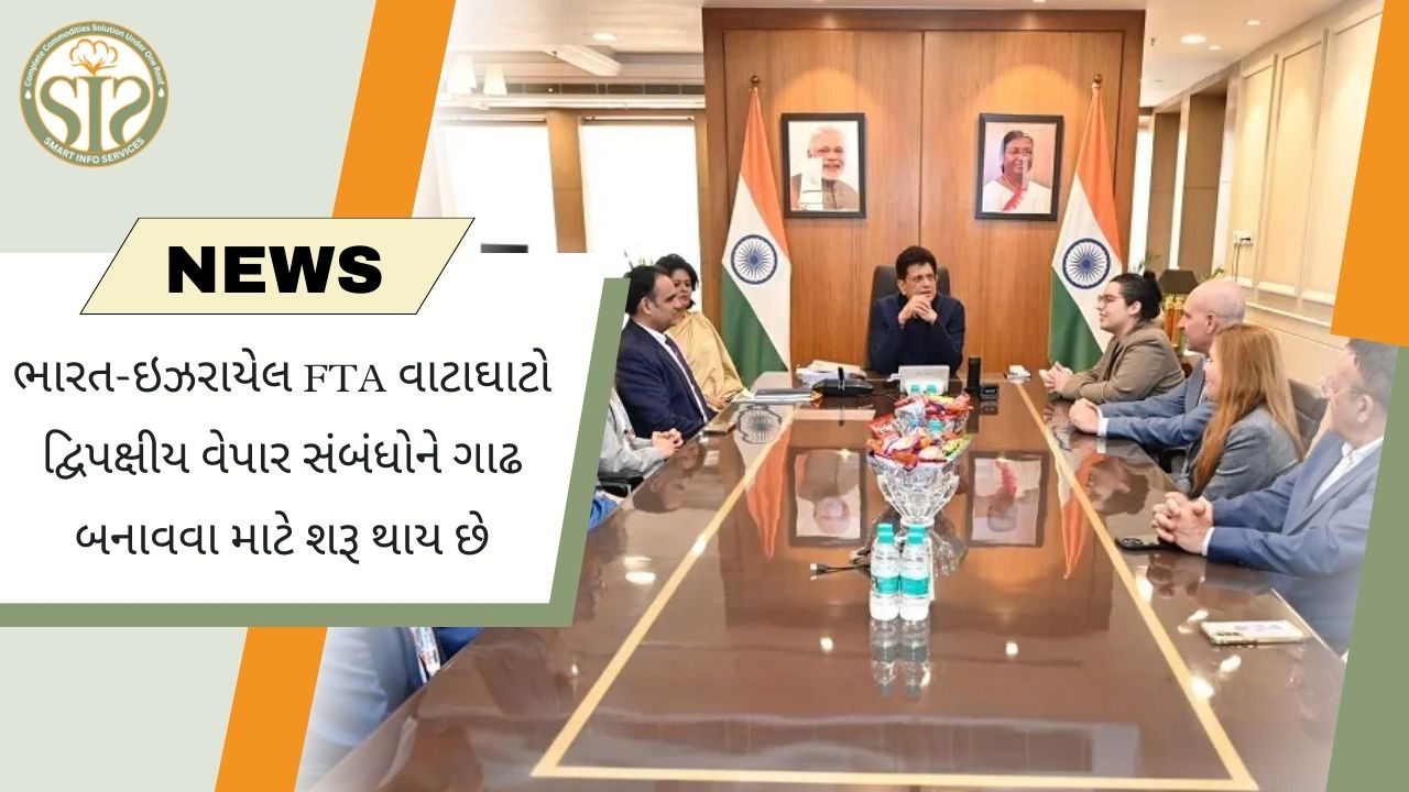 ભારત-ઈઝરાયેલ વેપાર વાટાઘાટો શરૂ