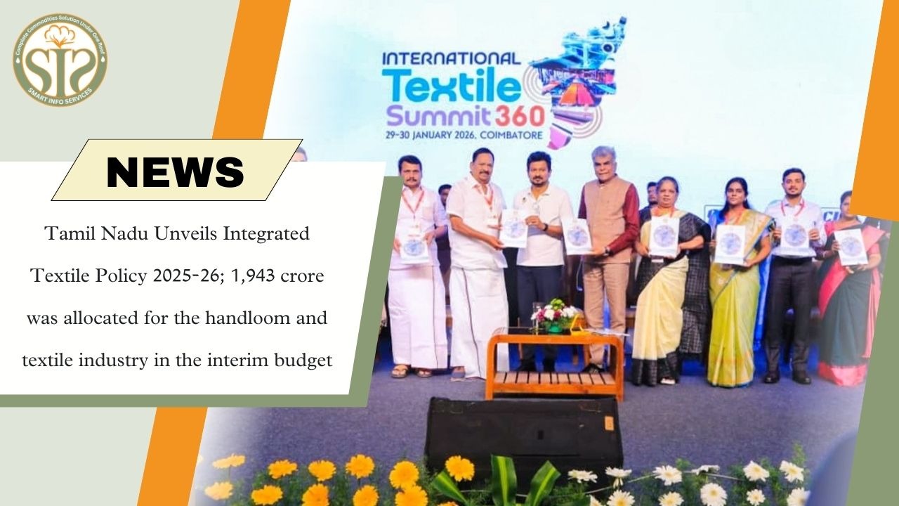 Tamil Nadu Textile Policy 2025-26 launched, budget of ₹1,943 crore
