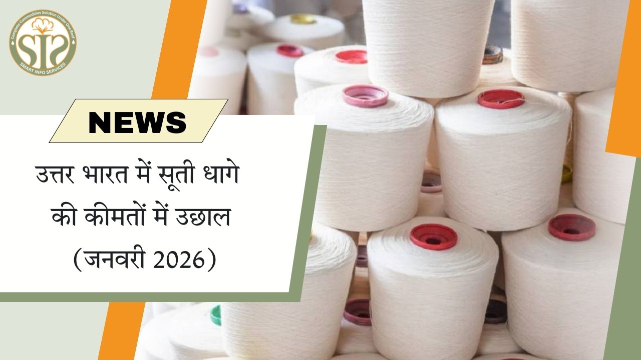 जनवरी 2026 में उत्तर भारत में सूती धागे की कीमतों में तेजी