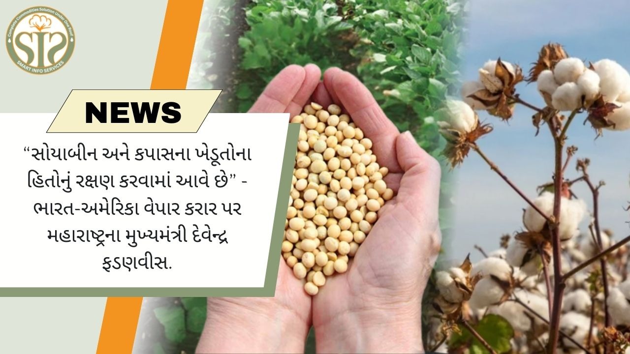 ભારત-યુએસ વેપાર સોદા પર ફડણવીસ: સોયાબીન-કપાસના ખેડૂતોના હિતોનું રક્ષણ