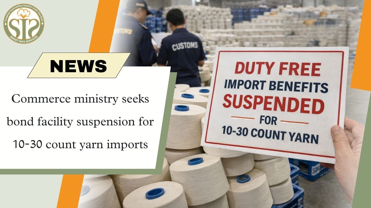 Demand to suspend bond facility on 10-30 count yarn import