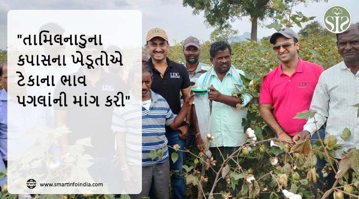 "તામિલનાડુના કપાસના ખેડૂતોએ ભાવ ટેકાના પગલાંની માંગ કરી"