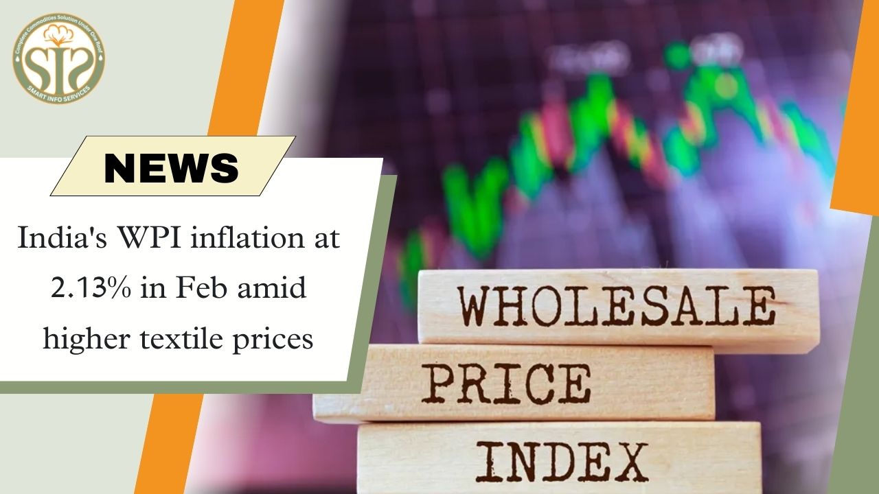 WPI Rises to 2.13% in February Due to Rising Clothing Prices