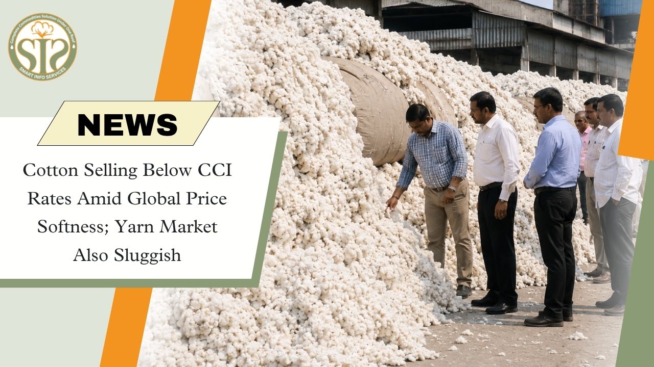 Weak Demand Pushes Cotton Below CCI Rates