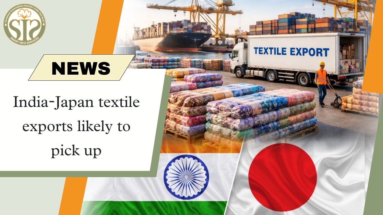 India's textile exports to Japan are expected to increase.
