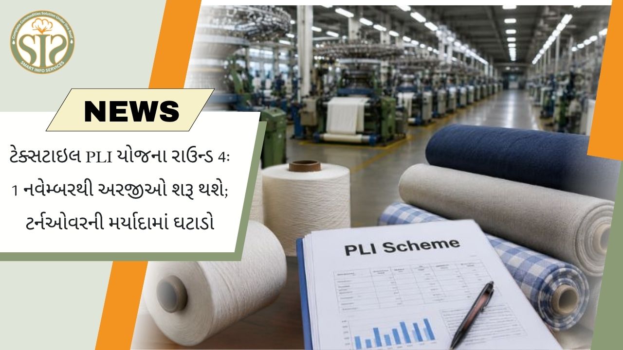 ટેક્સટાઇલ PLI રાઉન્ડ 4 માટે અરજી 1 નવેમ્બરથી