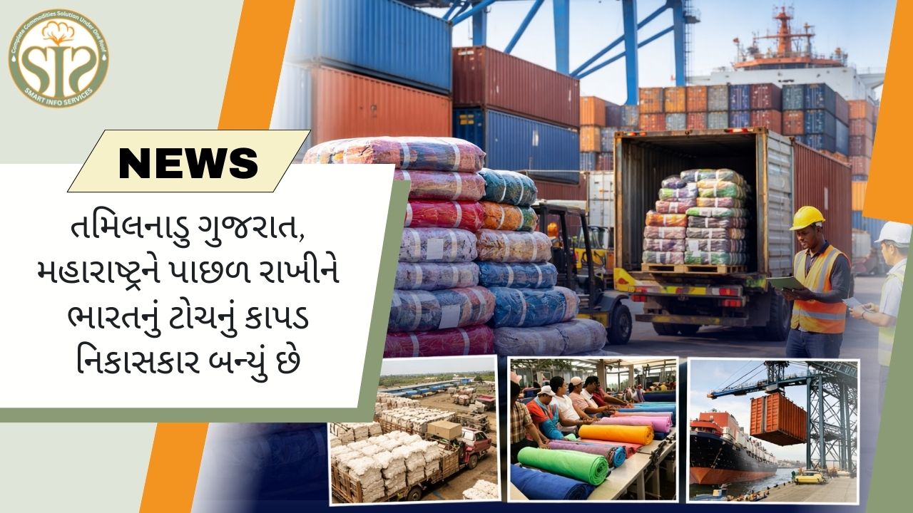 તમિલનાડુ નંબર 1 કાપડ નિકાસકાર બન્યું