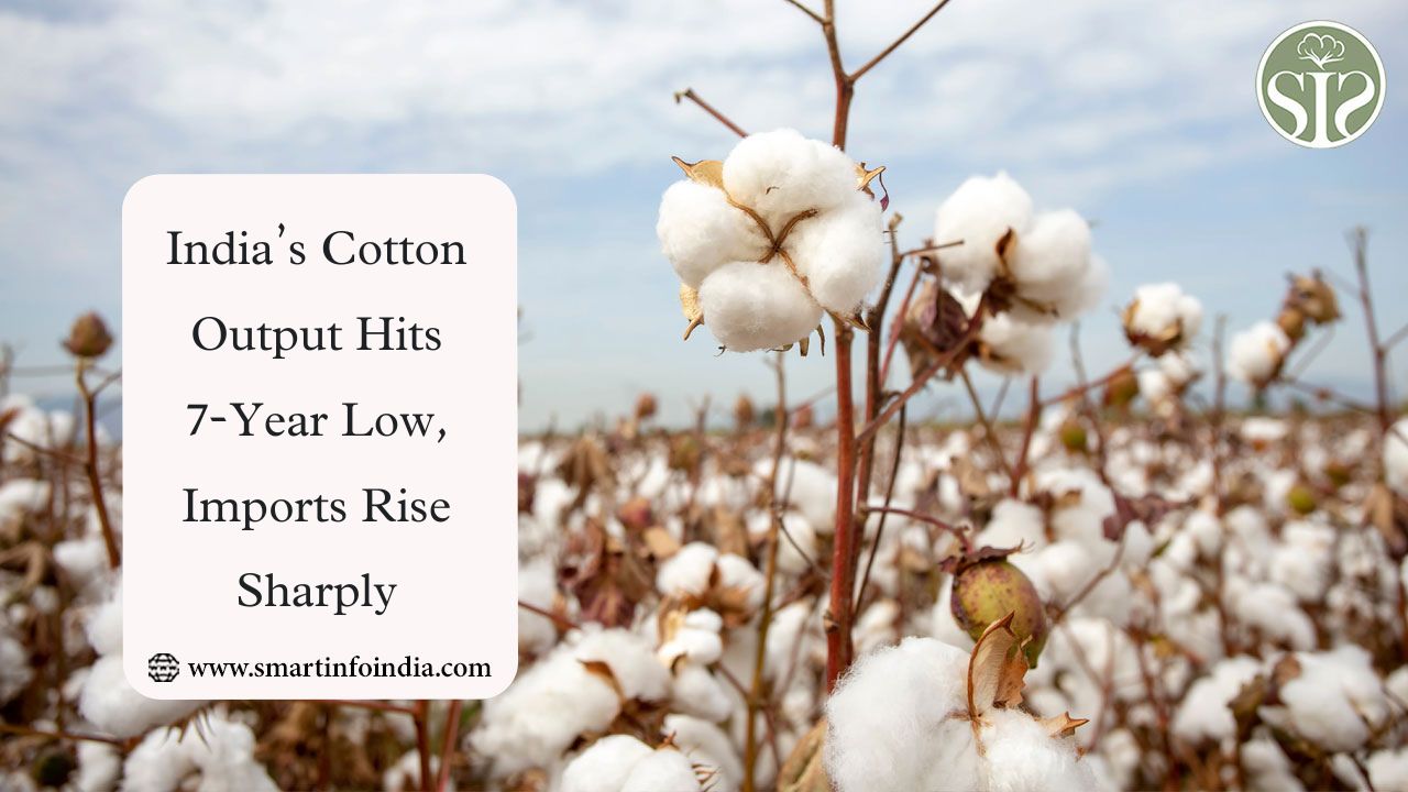 India’s Cotton Output Hits 7-Year Low, Imports Rise Sharply