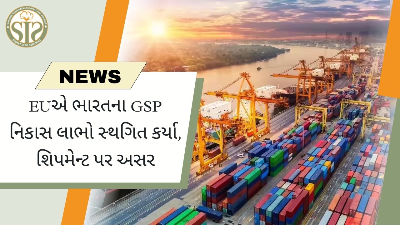 ઈયુ દ્વારા ભારત કે જીએસપી લાભો, નિકાસ શિપમેન્ટ ગ્રુપ