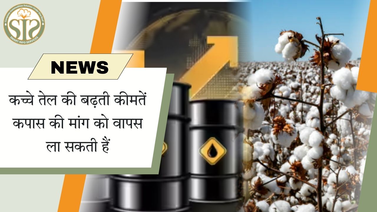 कच्चे तेल की महंगाई से कपास की मांग बढ़ने की उम्मीद