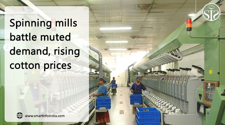 Spinning mills battle muted demand, rising cotton prices