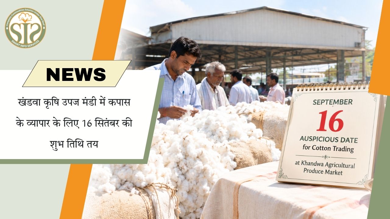 खंडवा में 16 सितंबर से कपास कारोबार शुरू