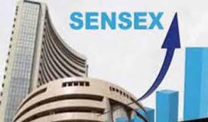 Sensex opens sharply, rises 582 points