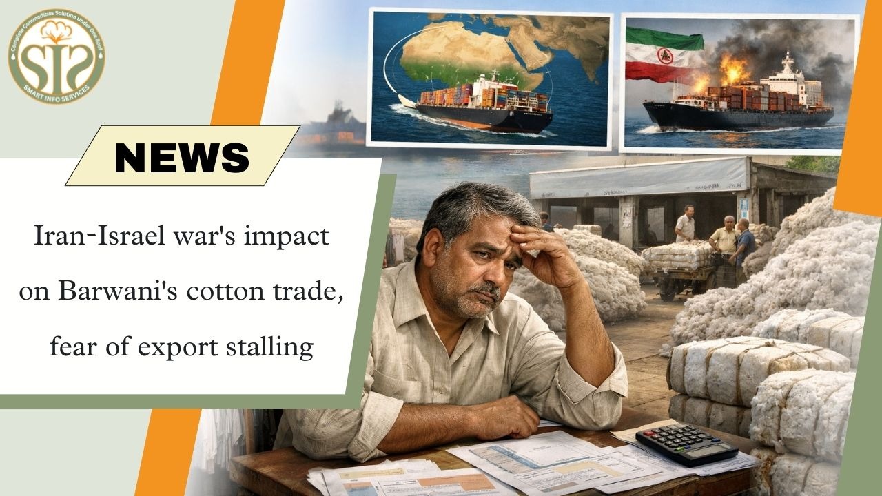 Crisis on Barwani cotton trade due to Iran-Israel war