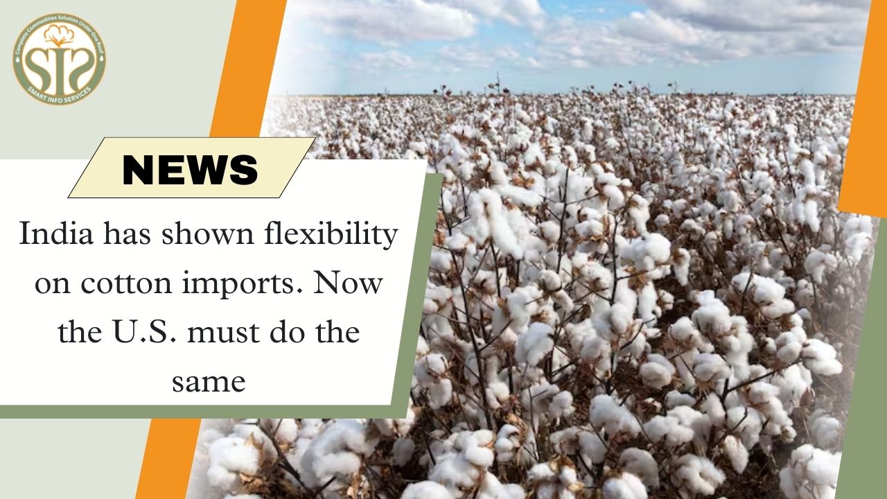 India has shown flexibility on cotton imports. Now the U.S. must do the same